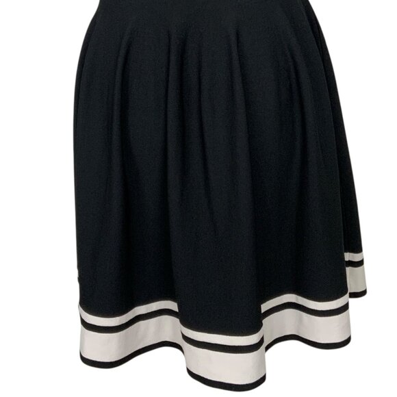 Tally Weijl Knit Dress 38 US/S Black Sleeveless Fit And Flare Mini Quiet Luxury - Picture 10 of 12